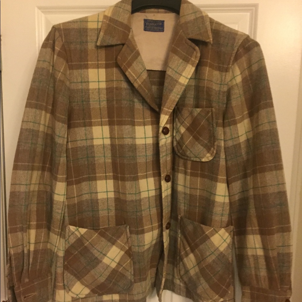 Men’s vintage Pendleton shirt jacket